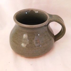 Hand made ceramic No spill mug